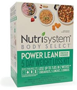 NUTRISYSTEM BODY SELECT POWER LEAN KIT DE PERTE DE POIDS EN 5 JOURS