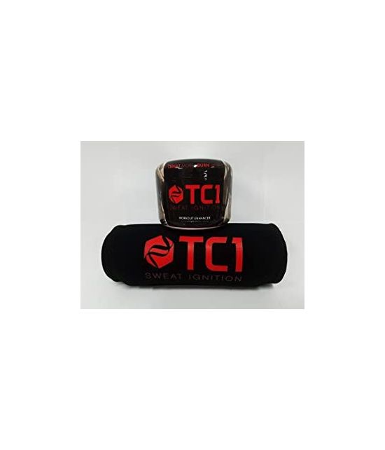 TC1 WAIST BELT BUNDLE WITH TC1 ADVANCED TOPICAL SWEAT WORKOUT ENHANCER WITH CAPSAICIN