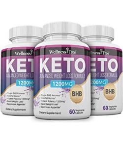 KETO DIET PILLS  MAX STRENGTH 1200MG 60 CAPS 3 PACK