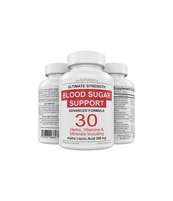 BLOOD SUGAR SUPPORT SUPPLEMENT  30 HERB