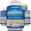 NUTRIVEIN PREMIUM BERBERINE HCL 120 CAPS