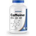 NUTRICOST CAFFEINE PILLS 200MG PER SERVING 250 CAPS