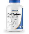 NUTRICOST CAFFEINE PILLS 200MG PER SERVING 250 CAPS