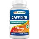 BEST NATURALS CAFFEINE PILLS 200MG 120 CAPS