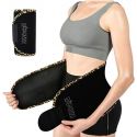 ENTRAINEUR DE TAILLE MIZATTO POUR FEMMES ET HOMMES AUTOCOLLANT PUISSANT CEINTURE DE NEOPRENE POUR LENTRAINEMENT