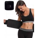 ABAHUB WAIST TRIMMER AB BELT FOR WOMEN and MEN STOMACH WRAP PREMIUM WAIST TRAINER