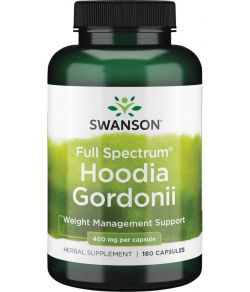 SWANSON HOODIA GORDONII 400 MG 180 GELULES