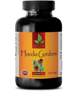 HOODIA GORDONI 2000 MG  COMPLEMENT ALIMENTAIRE  HOODIA PERTE DE POIDS  1 BOUTEILLE 60 COMPRIMES