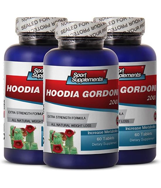 HOODIA PATCH MINCEUR  HOODIA GORDONII CACTUS 2000MG REGIME 180 3 BOUTEILLES