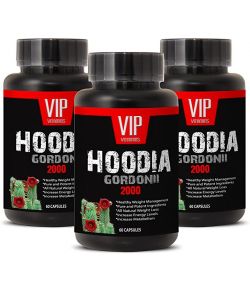 SUPER HOODIA GORDONII POWER  EXTRAIT PUR DE HOODIA GORDONII 2000MG 3 FLACONS 180 CAPSULES