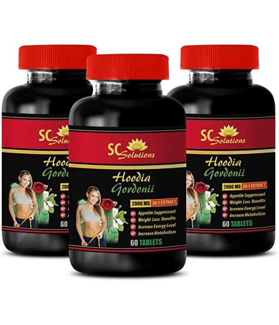 HOODIA GORDONII 2000MG  HOODIA EN POUDRE  3 FLACONS 180 COMPRIMES