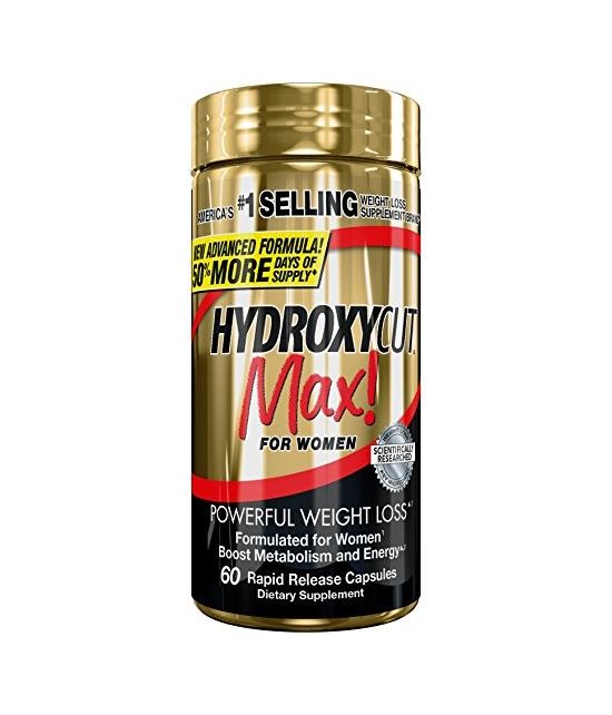 Hydroxycut Max, Formulee pour les Femmes 60 Caps