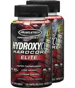 Hydroxycut Hardcore Elite 2 bouteilles de 100 caps